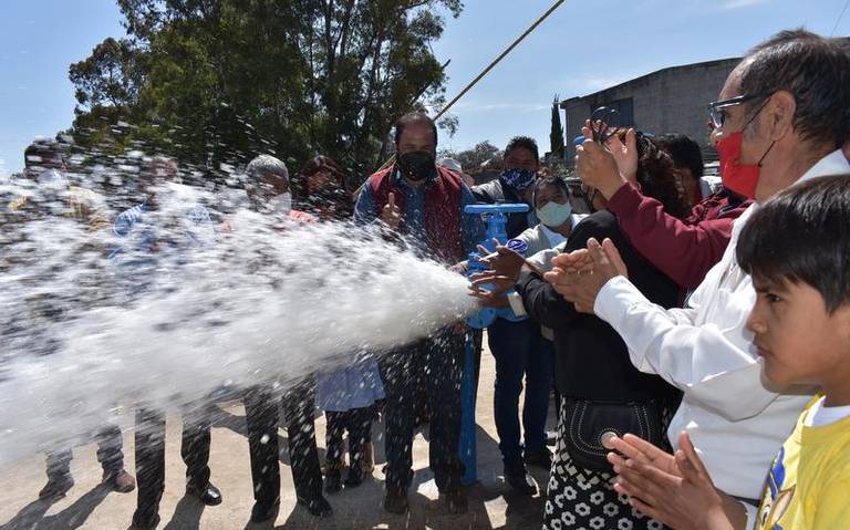 En operaci n pozo de agua en Tlachco Santa Cruz Tlaxcala El